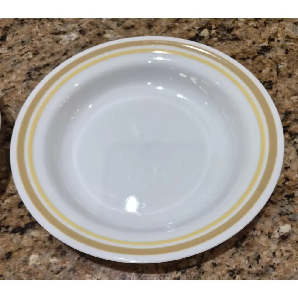 Corelle Citrus Dinnerware (2 Rimmed Bowls & 1 Luncheon Plate) Yellow